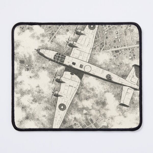 Item preview, Bomber over crop field designed and sold by SerkoINK.
