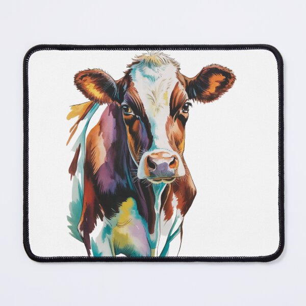 Item preview, Portrait Water Colour Cow designed and sold by Random Designs.