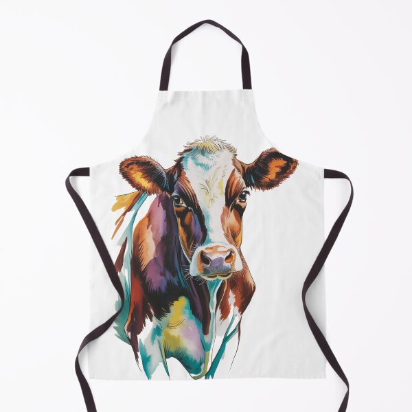 Item preview, Portrait Water Colour Cow designed and sold by Random Designs.