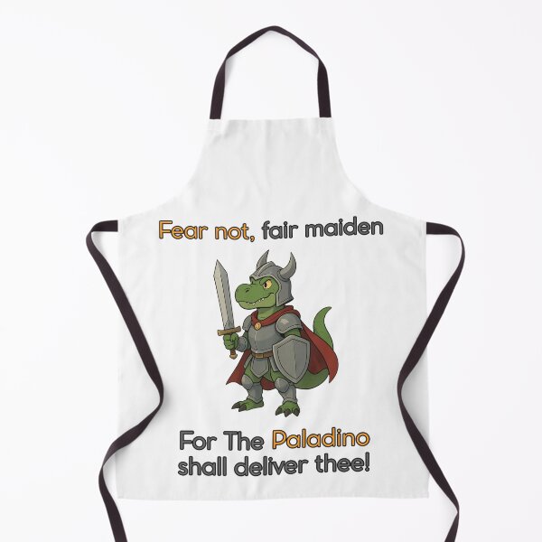 Item preview, The Paladino | Paladin Dinosaur RPG Animal Meme designed and sold by Pets & Memes & Stuff.