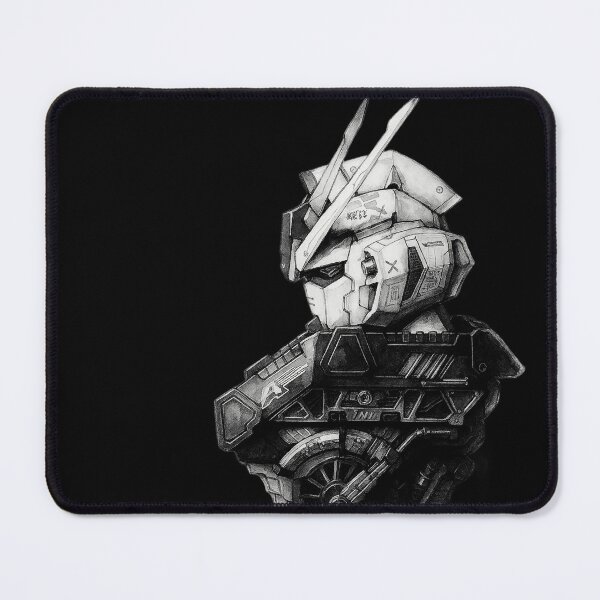 Item preview, GAT-X105 Aile Strike Gundam head ink black white watercolour kira yamato designed and sold by sabartgunpla.