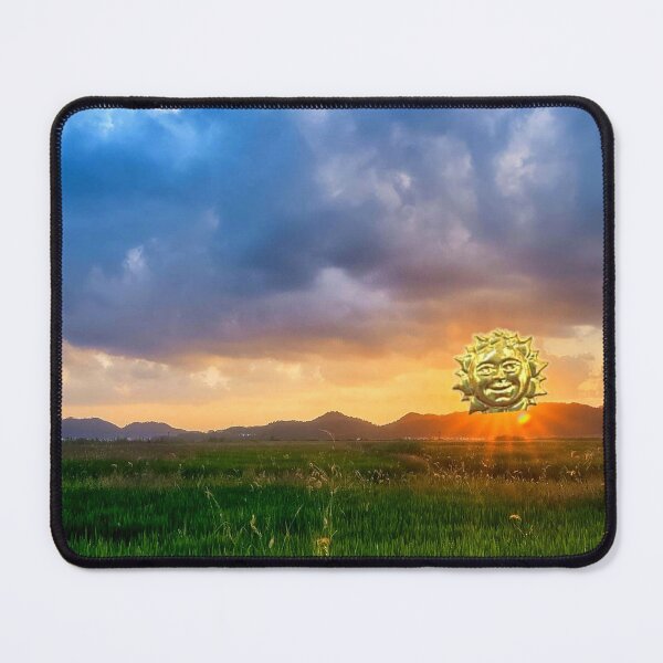 Item preview, The Sun Sculpture (Handmade) ..going down the hill landscape designed and sold by QuasarDigitalSurrealism.