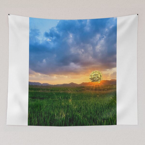 Item preview, The Sun Sculpture (Handmade) ..going down the hill landscape designed and sold by QuasarDigitalSurrealism.