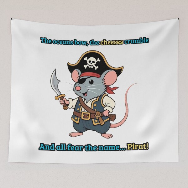 Item preview, The Pirat | Adorable Pirate Rat RPG Animal designed and sold by Pets & Memes & Stuff.