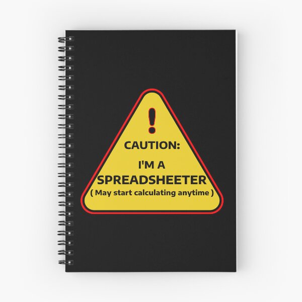 Item preview, Caution: I’m a Spreadsheeter – Funny Excel Office Humor Design designed and sold by My Cool Store.
