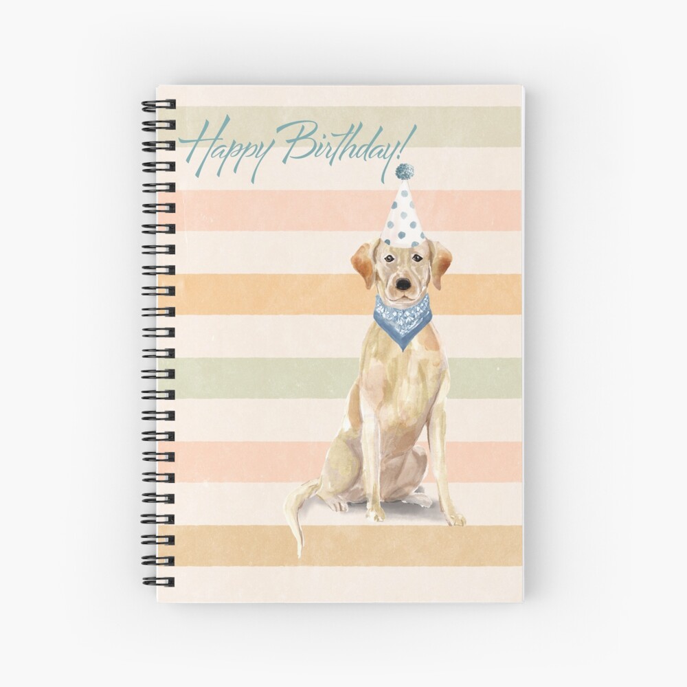 Carte De Vœux Carte Golden Retriever Anniversaire D Or Du Labrador Par Broadmeadow Redbubble