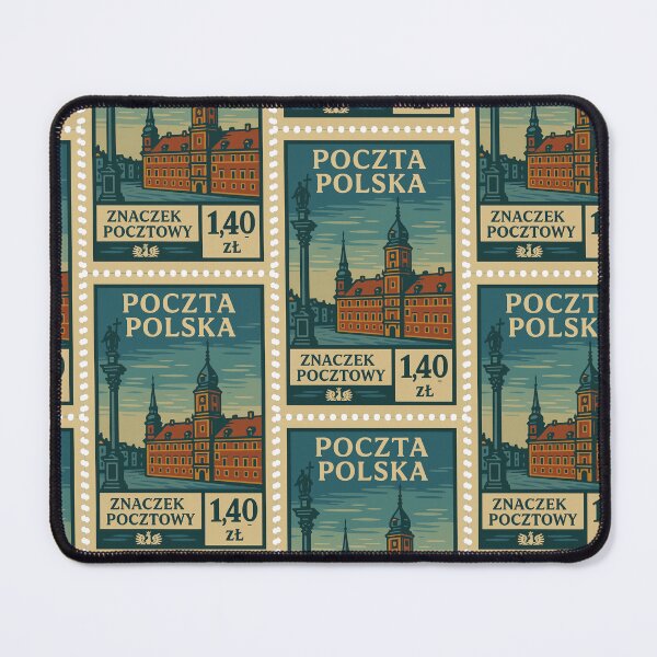 Item preview, Vintage Polish Warsaw Postage Stamp designed and sold by Travellerz.