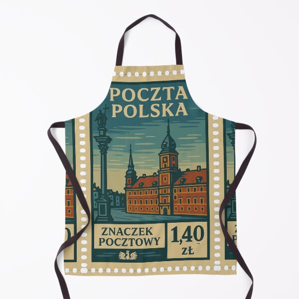 Item preview, Vintage Polish Warsaw Postage Stamp designed and sold by Travellerz.