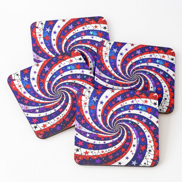 Item preview, stained glass stars stripes abstract colorful design designed and sold by SmashingDeals.