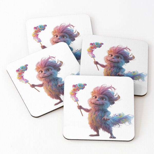 Item preview, Enchanting Thrill – Playful Beast with Colorful Wand Design designed and sold by Cristhian Almanza.