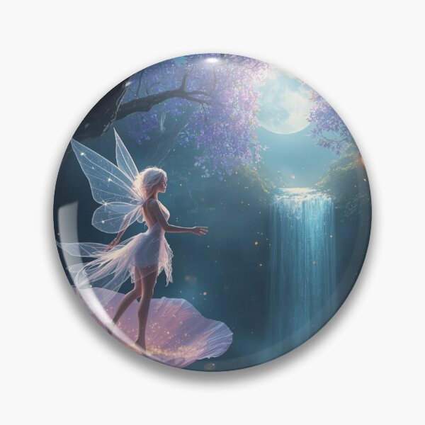 Item preview, Lunara, The Moonlit Blossom Fairy designed and sold by Dream Bloom Gallery.