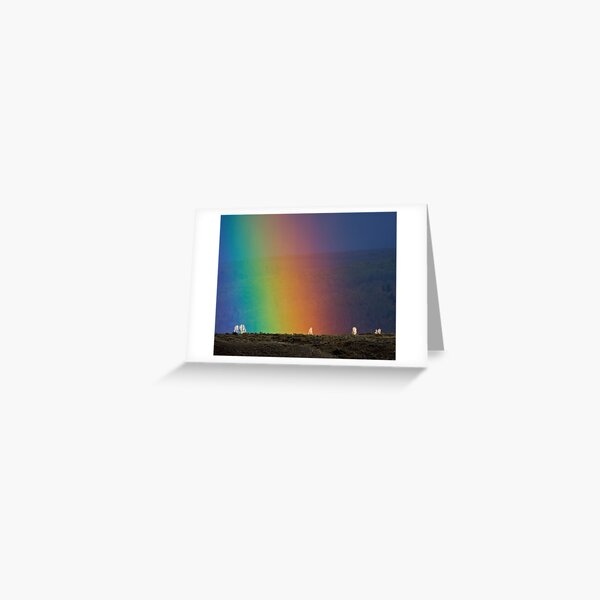 Rainbow Air, Ghost Trees Greeting Card