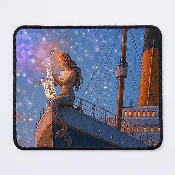 Item preview, Music Instruments into Digital Art: Sax on the Titanic Bow Movie Cult designed and sold by QuasarDigitalSurrealism.