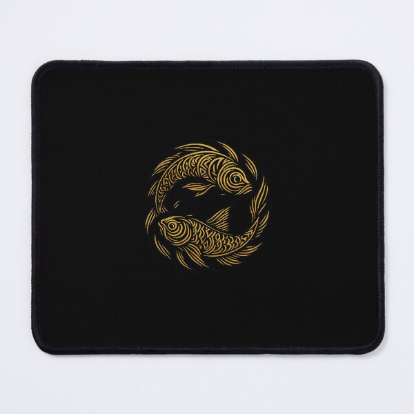 Item preview, Elegant Yin Yang Tribal Coy Fish designed and sold by ignis-draco.