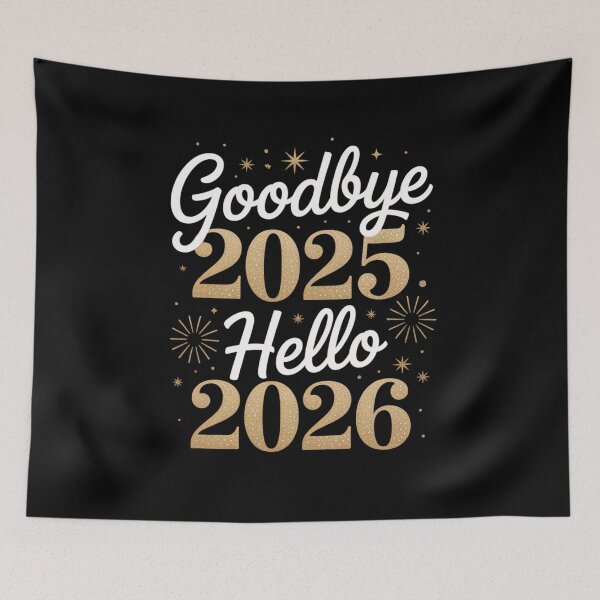 Item preview, Goodbye 2025 Hello 2026 designed and sold by Gogetgiggles.