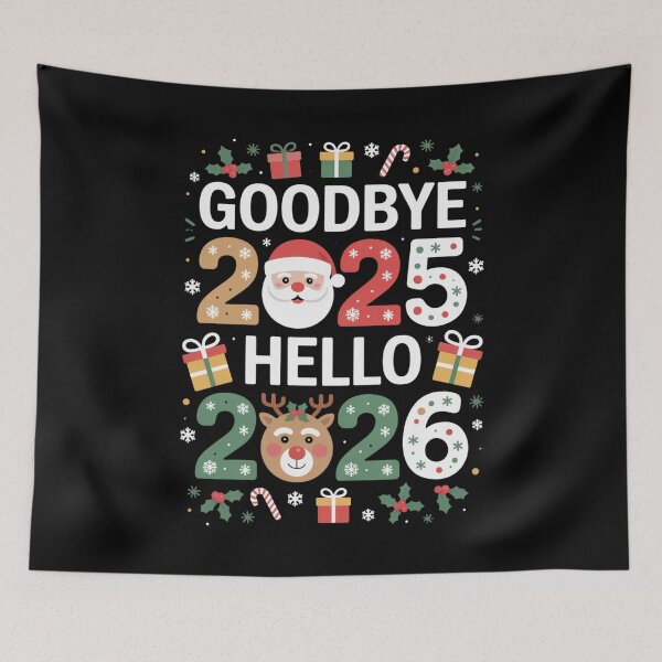Item preview, Goodbye 2025 Hello 2026 designed and sold by Gogetgiggles.