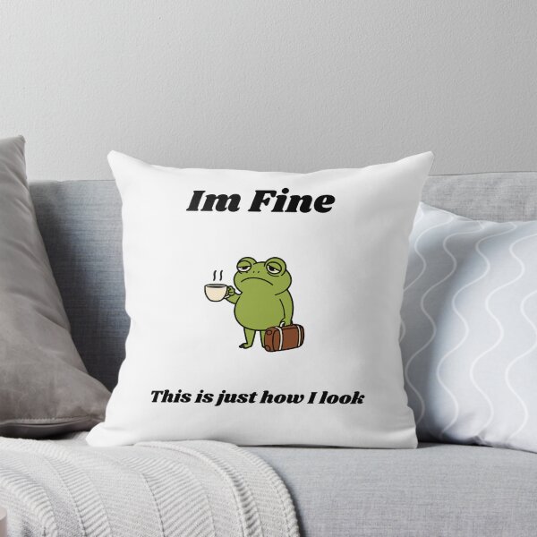 Item preview, Funny but true - Im Fine this is just how I look designed and sold by AngusDesignsAu.