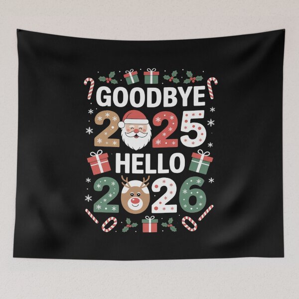 Item preview, Goodbye 2025 Hello 2026 designed and sold by Gogetgiggles.
