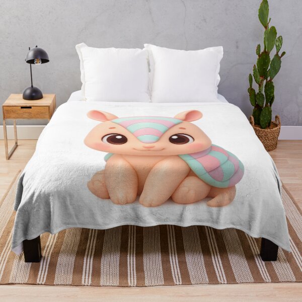 Item preview, Cute Pastel Armadillo | Kawaii Cartoon Animal Art designed and sold by Moons Studio.