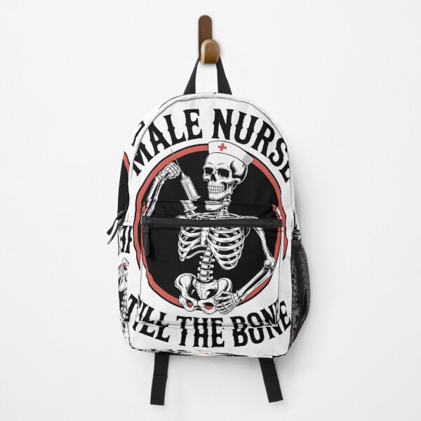 Item preview, Enfermero hasta el esqueleto de hueso Halloween designed and sold by ClinicalHubs.