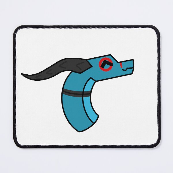 Item preview, Blue ringneck parakeet as a  dragon [simplified]   designed and sold by TheDragonAviary.
