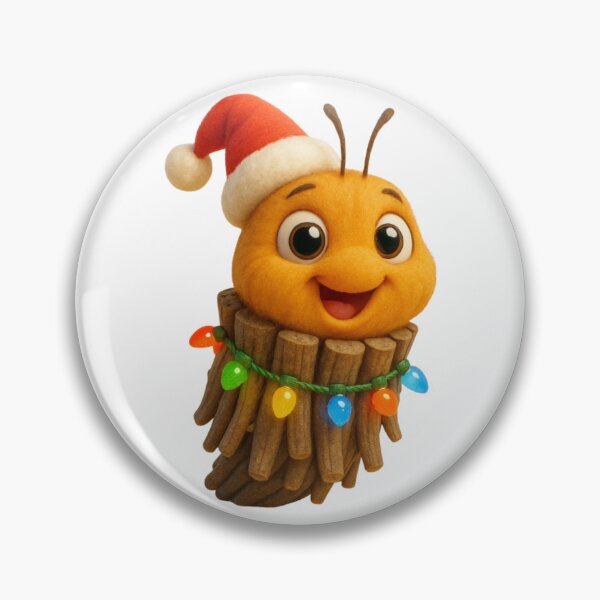 Item preview, Christmas Bagworm Moth Caterpillar designed and sold by Sillytoe.