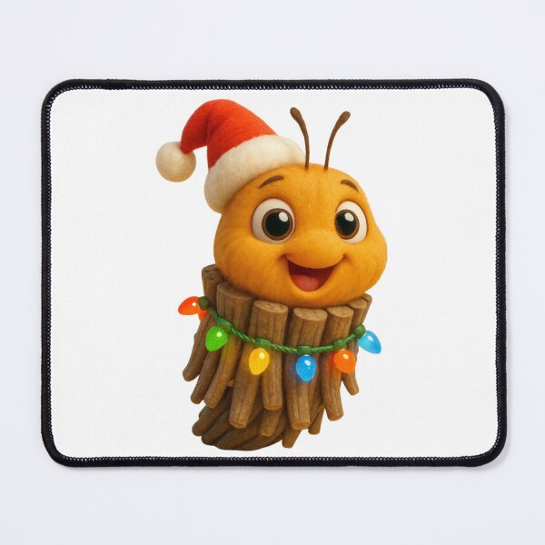 Item preview, Christmas Bagworm Moth Caterpillar designed and sold by Sillytoe.