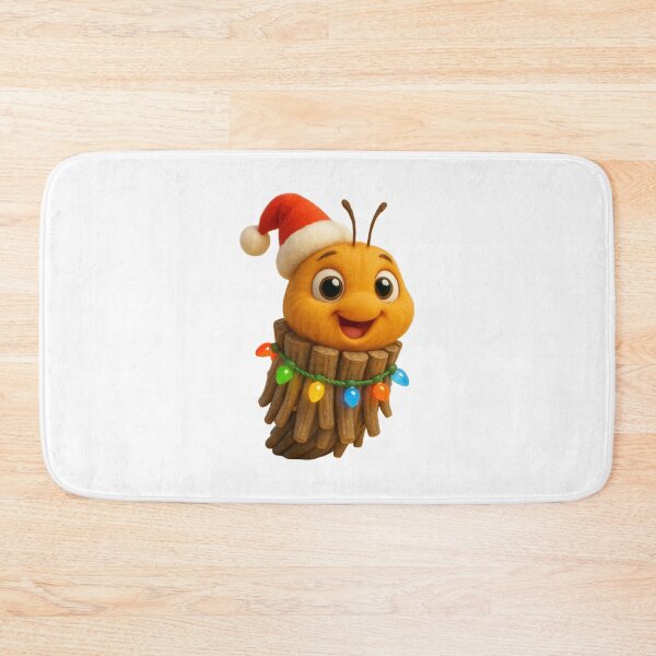 Item preview, Christmas Bagworm Moth Caterpillar designed and sold by Sillytoe.