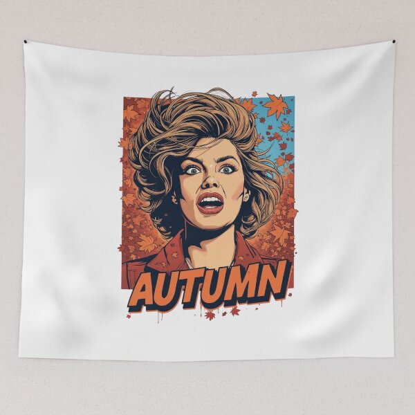 Item preview, I Love The Crisp Autumn Air: Funny Autumn Pop Art Design designed and sold by Tucker-Art.