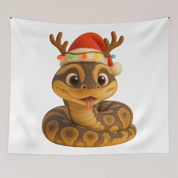 Item preview, Christmas Ball Python designed and sold by Sillytoe.