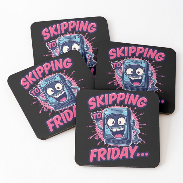 Item preview, Skipping to Friday: Funny Retro Washing Machine Weekend Vibe Design designed and sold by Tucker-Art.
