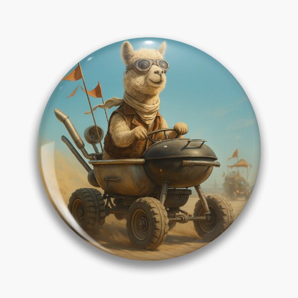 Item preview, Desert Alpaca Racer – Dust Trail Freedom designed and sold by Zouky.art.
