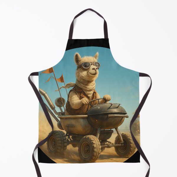 Item preview, Desert Alpaca Racer – Dust Trail Freedom designed and sold by Zouky.art.