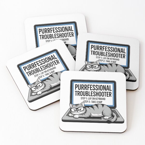 Item preview, Purrfessional Troubleshooter designed and sold by Diane Gotti.