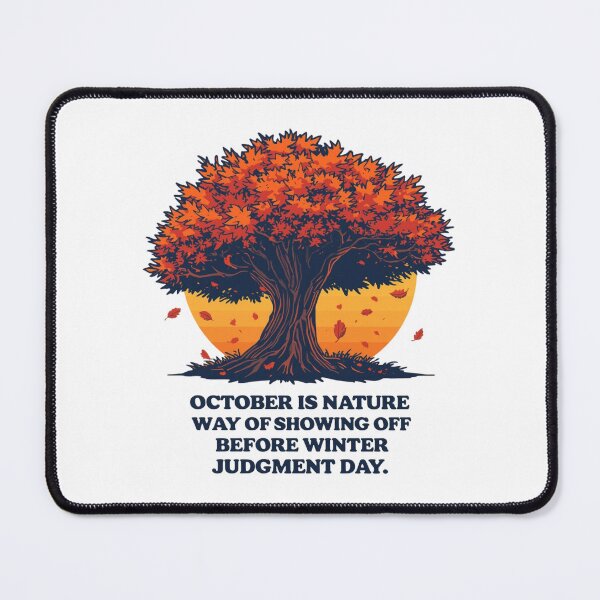Item preview, October Showoff: Vibrant Autumn Tree Illustration Before Winter designed and sold by Tucker-Art.