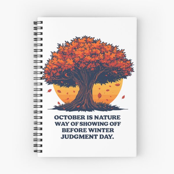 Item preview, October Showoff: Vibrant Autumn Tree Illustration Before Winter designed and sold by Tucker-Art.