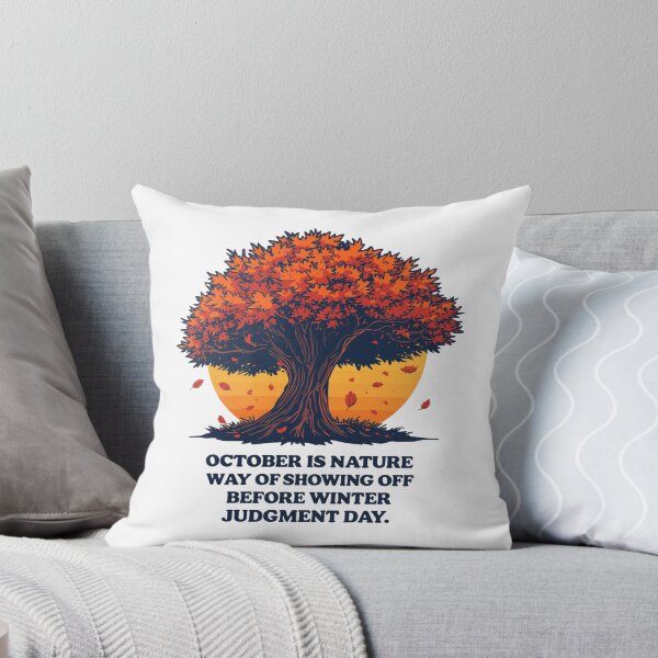 Item preview, October Showoff: Vibrant Autumn Tree Illustration Before Winter designed and sold by Tucker-Art.