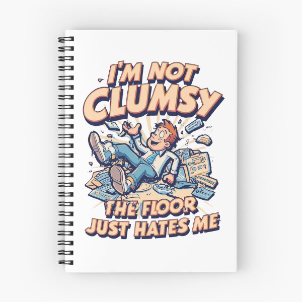Item preview, I'm Not Clumsy, The Floor Just Hates Me - Funny Accident T-Shirt Design designed and sold by Tucker-Art.