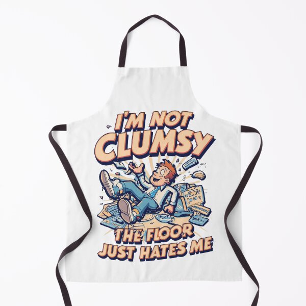 Item preview, I'm Not Clumsy, The Floor Just Hates Me - Funny Accident T-Shirt Design designed and sold by Tucker-Art.