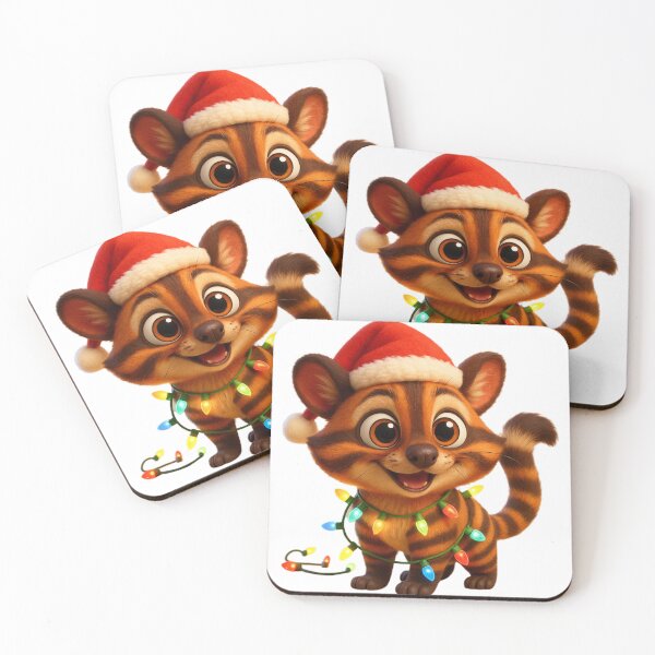 Item preview, Christmas Banded Palm Civet designed and sold by Sillytoe.