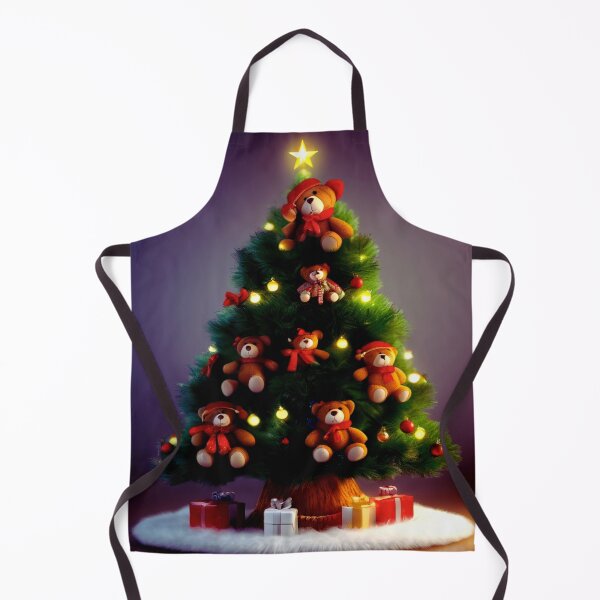 Item preview, A Teddy Bear Christmas with a Tree. designed and sold by Zofia Sosnecka.