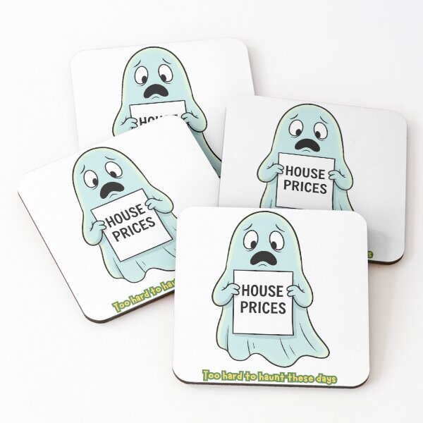 Item preview, Funny Ghost Meme About House Prices designed and sold by Pets & Memes & Stuff.