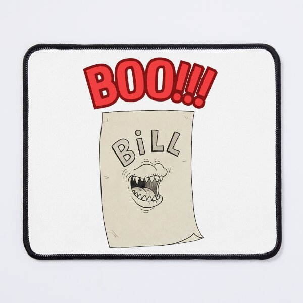 Item preview, Scary Bill Monster Cartoon Humor designed and sold by Pets & Memes & Stuff.