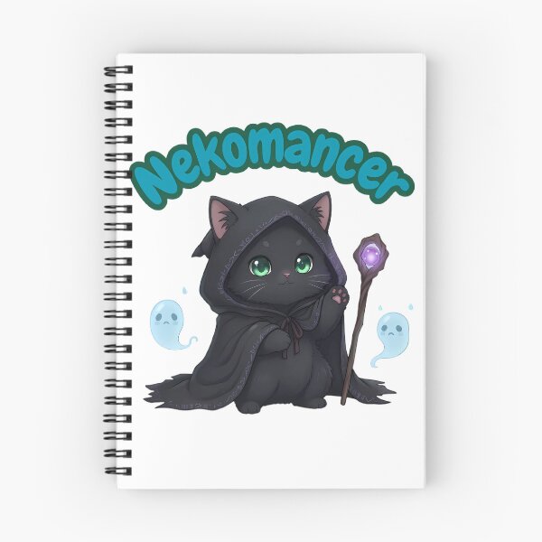 Item preview, Nekomancer – Cute Cat Necromancer designed and sold by Pets & Memes & Stuff.