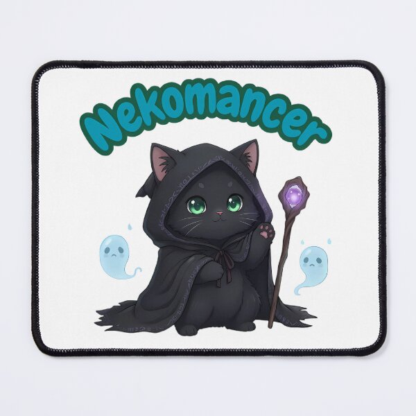 Item preview, Nekomancer – Cute Cat Necromancer designed and sold by Pets & Memes & Stuff.