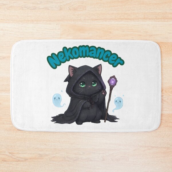 Item preview, Nekomancer – Cute Cat Necromancer designed and sold by Pets & Memes & Stuff.