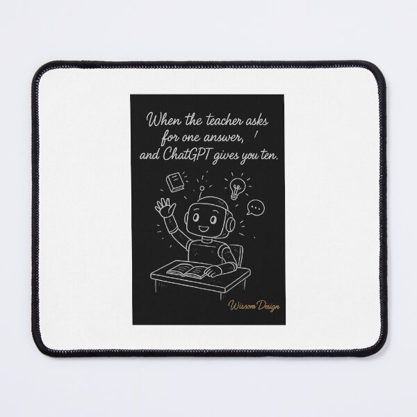 Item preview,  “When ChatGPT Gives You Ten Answers — AI Humor Design by Wissom designed and sold by Wissom design .