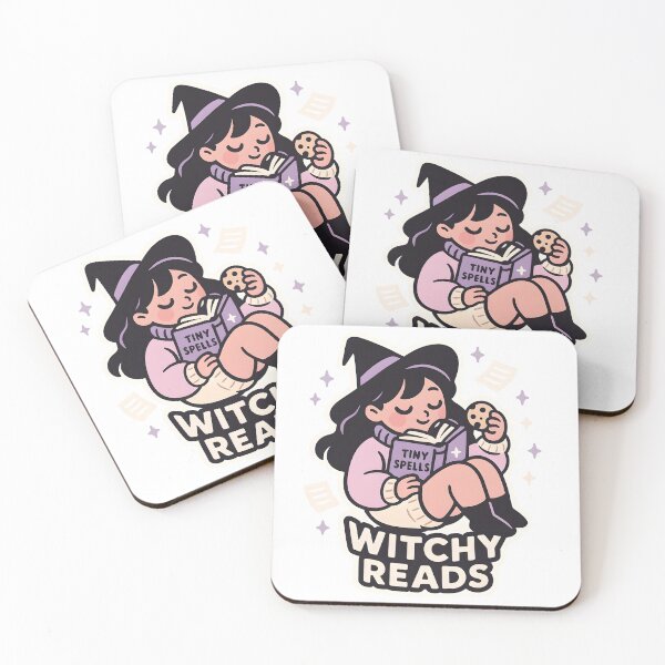 Item preview, Witchy Reads — Cozy Bookish Witch designed and sold by Cheerioza.
