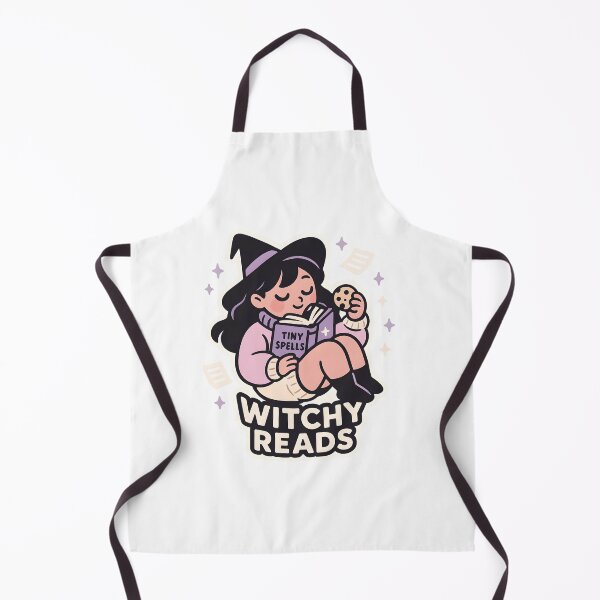Item preview, Witchy Reads — Cozy Bookish Witch designed and sold by Cheerioza.