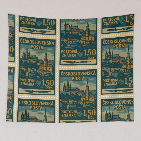 Item preview, Vintage Czechoslovak Postage Stamp designed and sold by Travellerz.